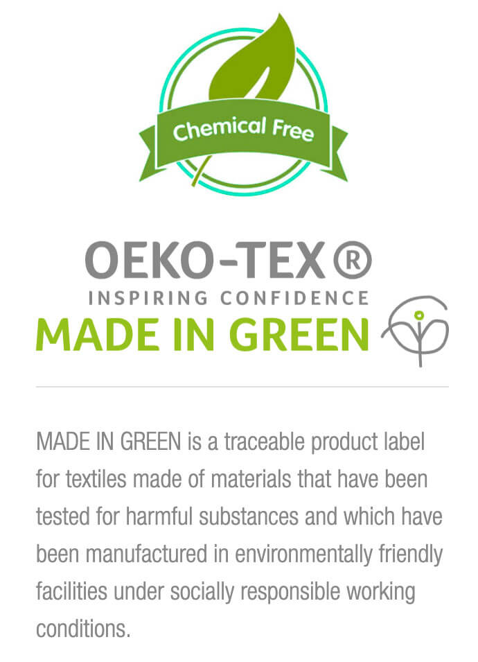 OEKO-TEX Chemical Free